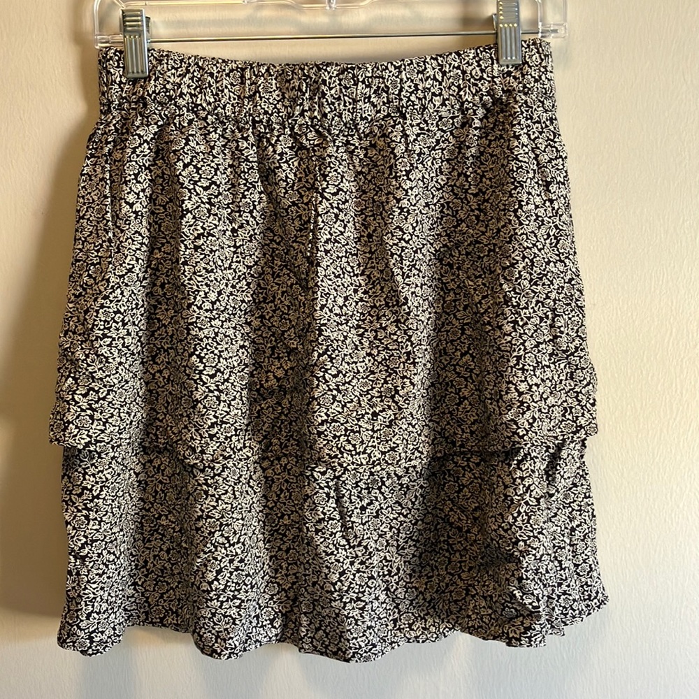 NWOT Madewell Pull-On Tier Mini Skirt in Tudor Floral